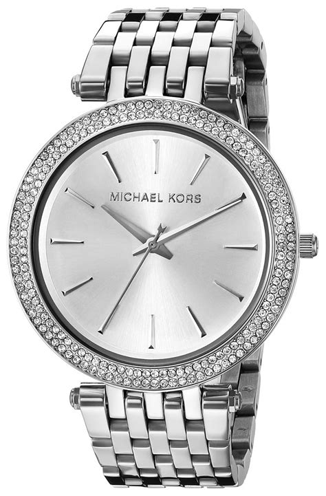 michael kors ladies watch mk3190|Michael Kors silver tone watch.